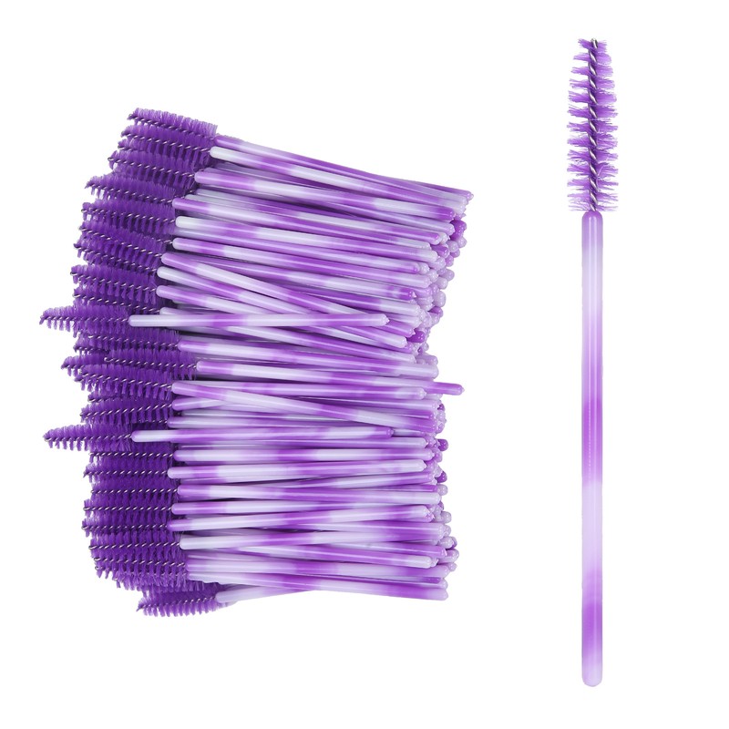 200pcs Disposable Eyelash Brush Travel Portable Lash Brush Makeup Tool