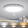 Combuh LED Battery Operated Light No Wiring, Rechargeable Motion Sensor