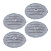 4PCS Fiber Mopping Pads High Strength Mop Cleaning Cloth Replacement