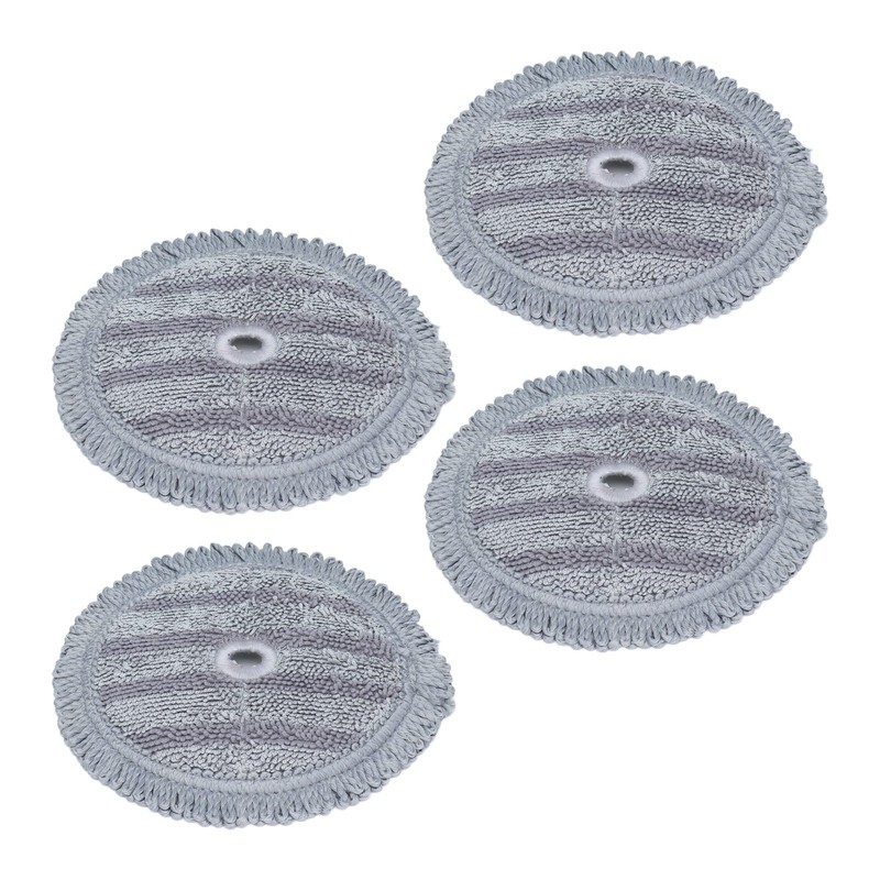 4PCS Fiber Mopping Pads High Strength Mop Cleaning Cloth Replacement