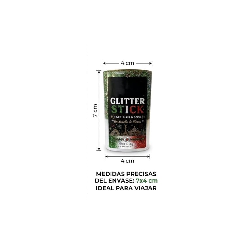 Glitter Stick Tricolor, Edición México