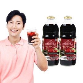 NFC Cold-Pressed Montmorency Tart Cherry Juice Concentrate 1000ml x 2 Bottles / Turkish Tart Cherry Juice 100% Tart Cherry / NFC착즙 몽모랑시 타트체리 주스 원액 1000ml x2병  튀르키예산 타트체리즙 타트체리 100%