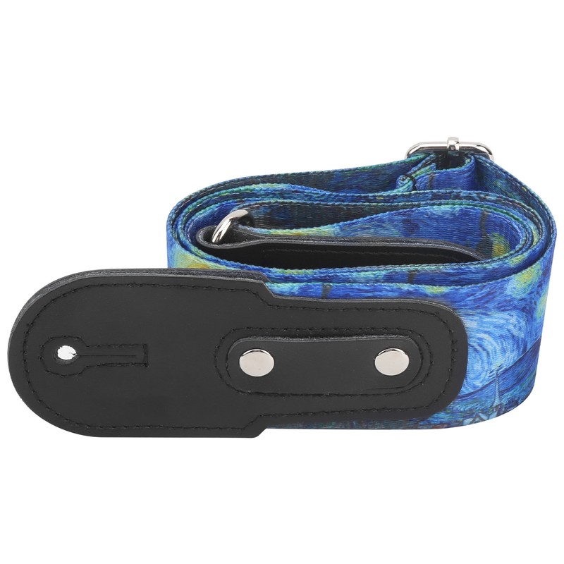 Nylon Guitar Strap Breathable Musical Instrument Accessories for Folk/Electric Guitar
