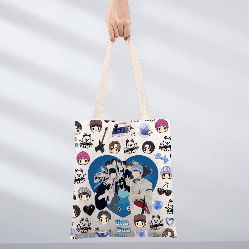 MYSOMY K-Pop Group Tote Bag K Pop Lover Gifts K-Pop