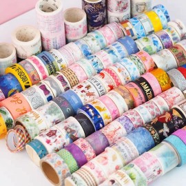 Unbranded 20 Washi Tape SAMPLES - kawaii, cute, animals, holiday, seasonal, sayings, etc