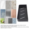 Shower Caddy Wall Mount Shelf with Hooks Space Aluminium Large