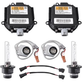 BULIAZY 2 Sets 28474-89904 HID Xenon Headlight Ballast w/ Igniter & D2S Bulb for Nissan Altima, 350Z, Maxima, Murano, Rogue,for Infiniti G35, G37, FX35- Replaces 28474-8991A 28474-89907 NZMNS111LANA