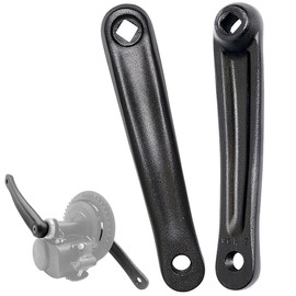 Bicycle Crank, Bicycle Crank Set, 170 mm Bicycle Crank Arm, Crank Bicycle Left Arm, Rhombic Hole Pedal Crank Bicycle, Crank Arm Bicycle for Bicycle, Mountain Bike, Road Bike (Left x Right)