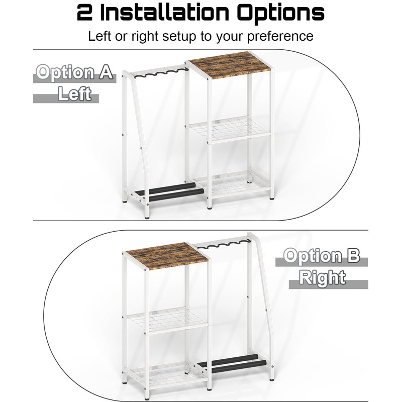 Mondazie Single-Side Gun Rack Stand, Vertical Rifle Display Holder with