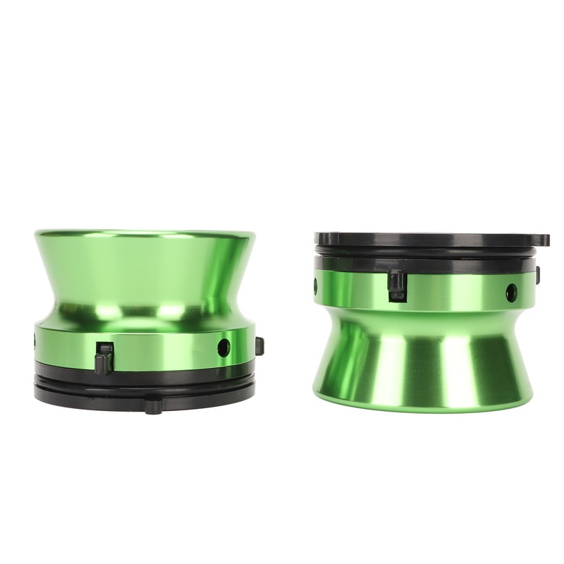 1 Pair 10 Inch Opener Polished Aluminum NAB Hub Adapters