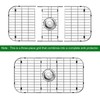 28" x 15" Sink Protectors for Kitchen Sink, Stainless Steel