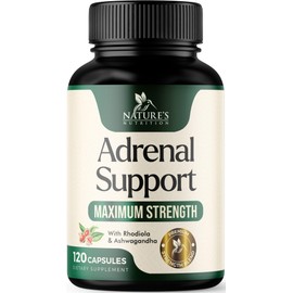 Adrenal Support Supplements Cortex Complex, Best Energy Supplement, Supports Cortisol Health & Energy Levels, Daily Ashwagandha for Women & Men, Supports Adrenal Fatigue & Immune System, 120 Capsules