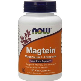 Magtein Magnesio L-treonato de magnesio 90 cápsulas NOW