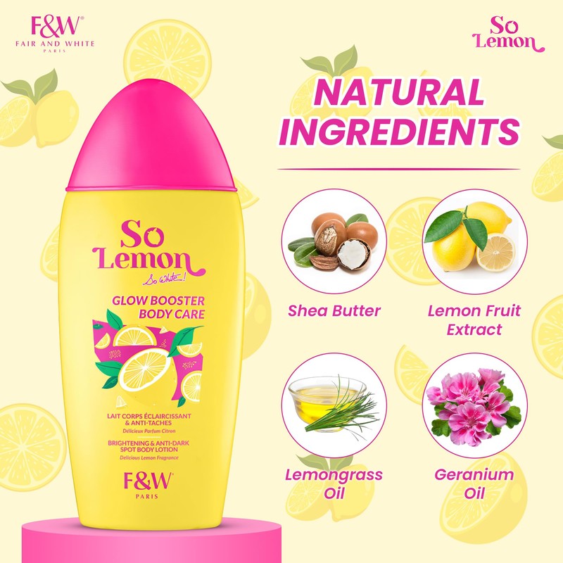 FAIR & WHITE So Lemon Glow Booster Body Care Lotion
