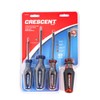 Crescent 4 Pc. Phillips/Slotted Co-Molded Diamond Tip Screwdriver Set -