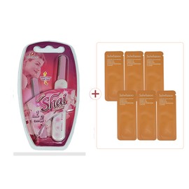 Dorco Shy Pocket Eyebrow Razor x 1 + Sulwhasoo Dark Spot Corrector 1ml x 6 / 도루코 샤이포켓 눈썹면도기 1개 + 설화수 자정기미코렉터 1ml 6장