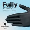 Latex Free Disposable Black Gloves X-Large | 4.5 Mil Black