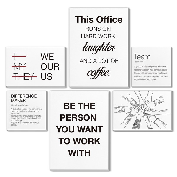 Inspirational Wall Decor for Office Teamwork Wall Art Motivational Posters