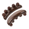 Mikinona 2Pcs Wooden Gua Massager Crescent Shaped Face Tool for