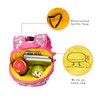 Pink Robots Toddler Kids Children Mini Backpack Rucksack With Reins