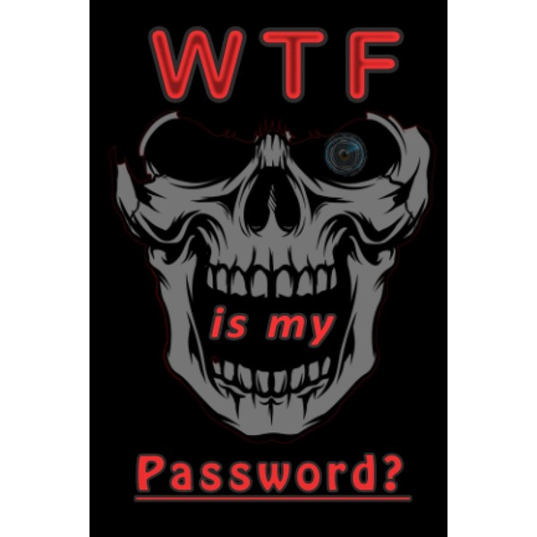 WTF is My Password?: Skull Password Keeper | Ideal Gift
