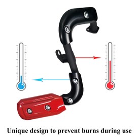 CT200U Upgrade Exhaust Pipe with Muffler Silencer Kit Chikia Replacement for Coleman CT200U CT200U-EX Axis M200 Mini Bike