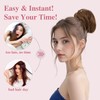 TESSHAIR Thick Human Hair Messy Bun, 100% Real Hair Bun
