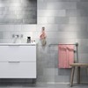 Tiger Dock, Towel hook large, Brushed stainless steel, 32x49x49mm