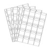 20 Pocket Coin Pages, 10 Sheets Plastic Coin Holders Stamp