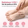 Kit Spa Pies De 5 Profesional Exfoliante Hidratante Pedicure