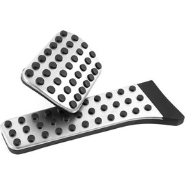 Dixhills Car Gas Petrol Brake Pedal Stainless Steel Non-Slip Replacement for Mercedes C E S Class W204 W205 W206 W212 S212 W213 2011-2020 GLS GLE GLC GLK Class C218 X167 W167 X253 X204 20 11-20 22 AMG