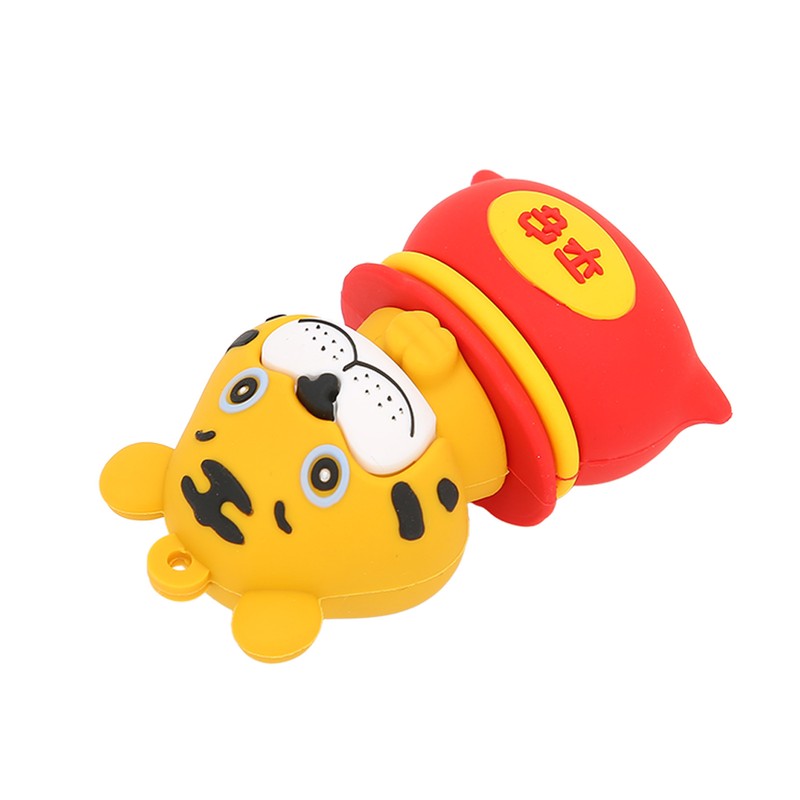USB Flash Drive Cartoon Tiger Style USB2.0 Hot Swap Plug