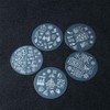 Beaupretty 5pcs Christmas Nail Art Stamping Plate Christmas Tree Snowman