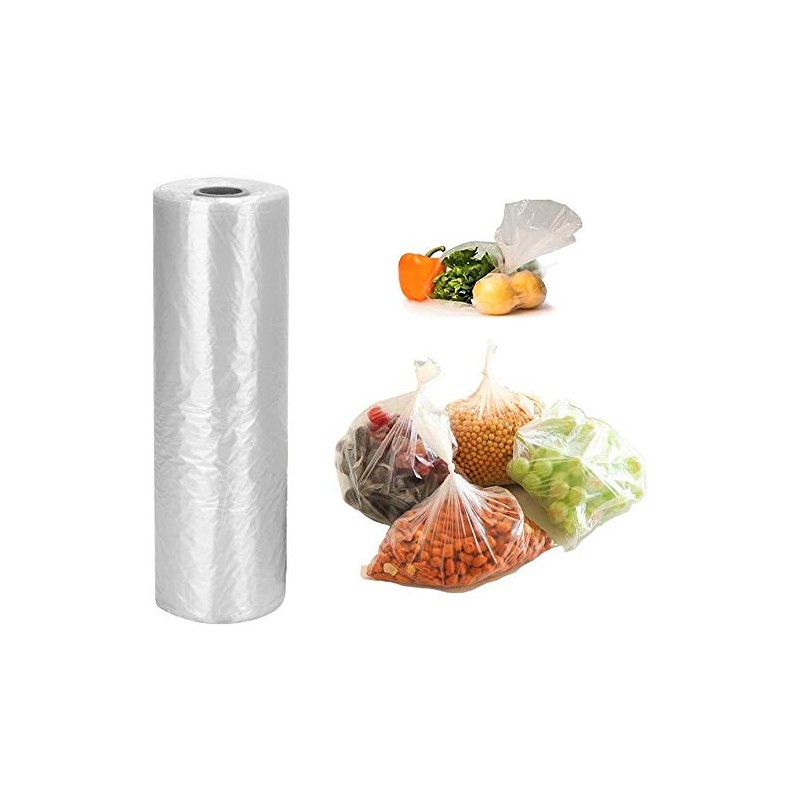 Sabco - Plastic Bags On Roll - Clear Poly Food