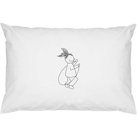 Azeeda 2 x 'Mädchen mit einem Springseil' Kissenbezüge aus Baumwolle (PW00035369)