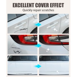 RACOONA Paint Pen,Car Accessories Touch Up Paint Pen,Car Paint Scratch Repair,Car Scratch Remover Pen,Touch Up Paint Pen for Cars,Car Touch Up Paint Pen,Deep Scratches for All Types of Cars (Pearl White)