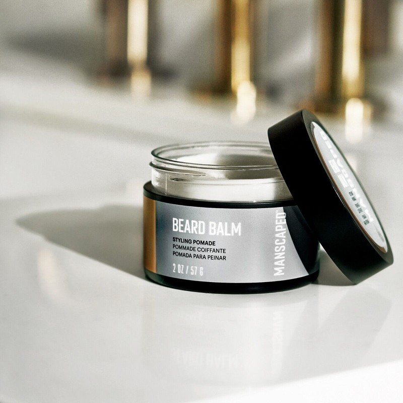 MANSCAPED® Beard Balm, UltraPremium Styling Pomade with Shea Butter, 2