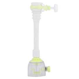 360° Swivel Tap Extension, Adjustable Splash-proof Spout, Water-Saving Tap Attachment for Kitchen, Bathroom, Shower Room, Sink Tap (Green, 18 cm)