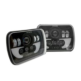 ZOOMTO 2PCS130W Rectangular 5x7/ 6x7 Inch Headlight,800% Brightness Xenon White H6054 H5054 Headlight Compatible with 1996-2017 Chevy Express 1500/2500/3500,Hi/Low Sealed Beam,IP68,DOT