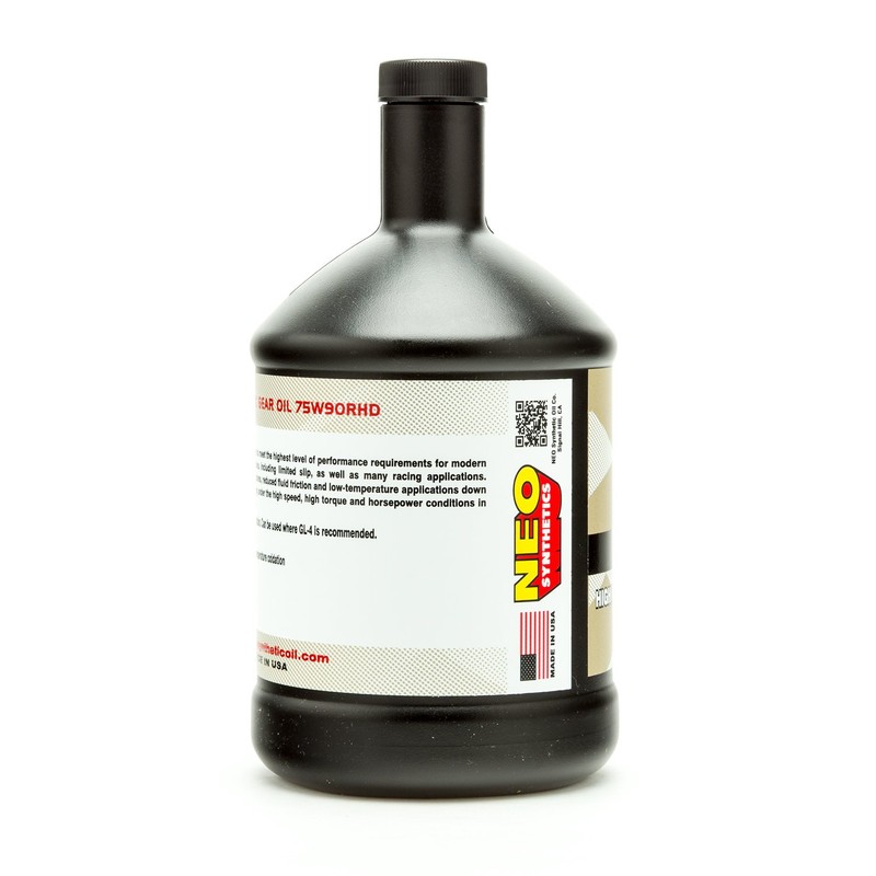 Neo Synthetics 75W90 RHD Gear Oil, Quart