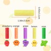 Aligner Chewies for Tray Seaters,Dental Teeth Chewies,5Pcs Chompers Aligner Trays(Mint,Orange,Grape,Lemon,Strawberry)