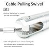 ATREFUU 5 Ton Cable Pulling Swivel, Swivel Wire Bearing Breakaway
