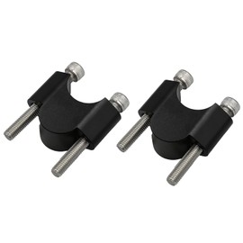SEFIS Arc Motorcycle Handlebar Riser Motorcycle Handlebar Risers Handlebar Clamp Height Adjustment (Black, 22 mm / 20 mm)