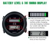 Yooreal 12/24V 36/48V 72V Golf Cart Battery Meter,Hour Meter&Battery Indicator
