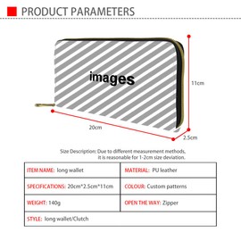 Cosmetic Bag PU Leather Makeup Bag Clutch Purse Flower Dog for Women Girls, Blue Flower Greyhound