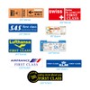 Airline Ticket Sticker Set of 30 Airlines Waterproof Seals, Suitable