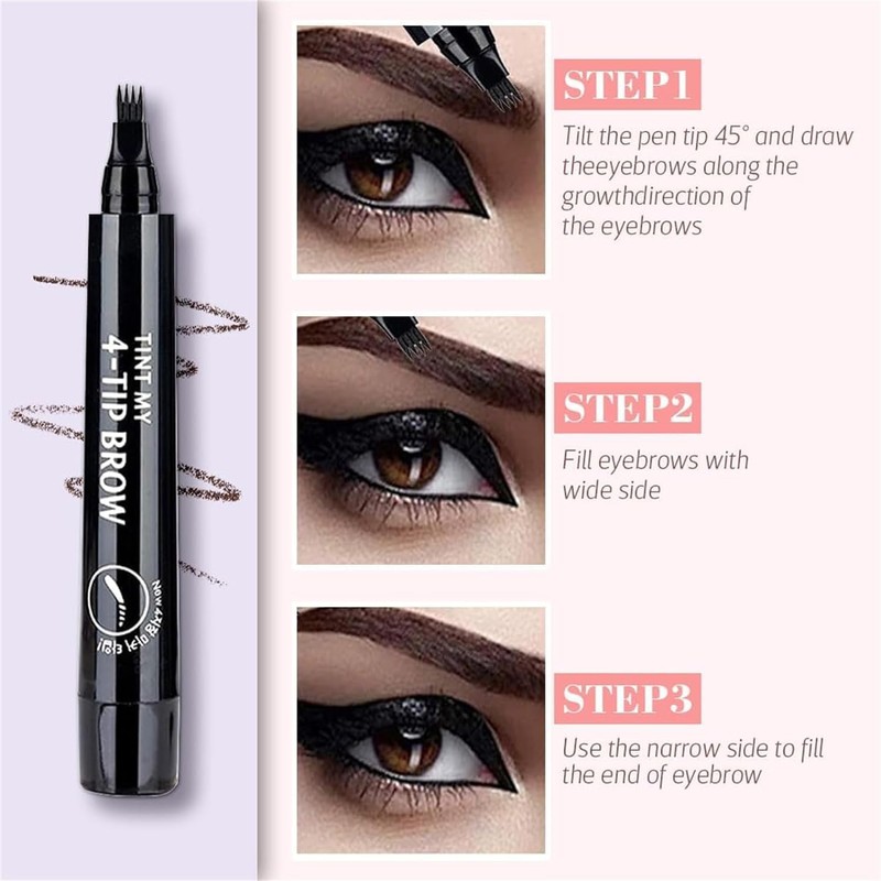 2025 Upgraded Magic Eyebrow Pencil - 3D Waterproof, Sweatproof &