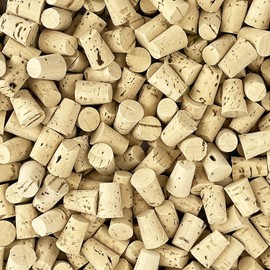 The Dreidel Company Small Mini Cork Plugs Cork Tops Stoppers Tapered Cork Bottle For DIY Craft Projects (100 Corks)