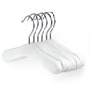 Hangerworld - Echtholz Baby Kinder Kleiderbügel, 12 Stück - Weiß