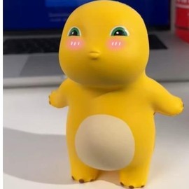 Dinosaur Figure Little Milk Dragon Decompress Toys Cartoon Doll Squeeze Toys Milk Dragon Squeeze Toy Yellow Slow Rebound Soft Yellow Color anxiety relief Multicolor Spiky Fidget Clicker boyfriend gift:_Happy